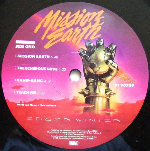 Edgar Winter : Mission Earth (LP, Album)