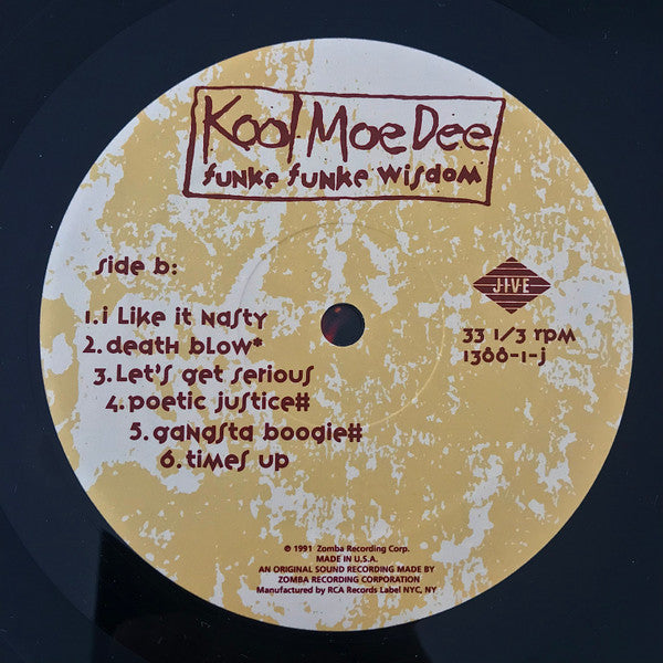 Kool Moe Dee : Funke Funke Wisdom (LP, Album)