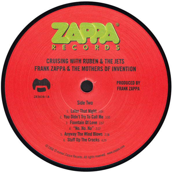 Frank Zappa & The Mothers Of Invention* : Cruising With Ruben & The Jets (LP, Album, RE, RM, Gat)