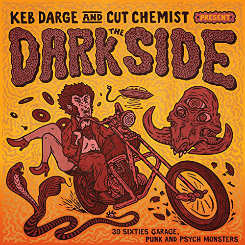 Keb Darge And Cut Chemist : The Dark Side (30 Sixties Garage, Punk And Psych Monsters) (2xLP, Comp)