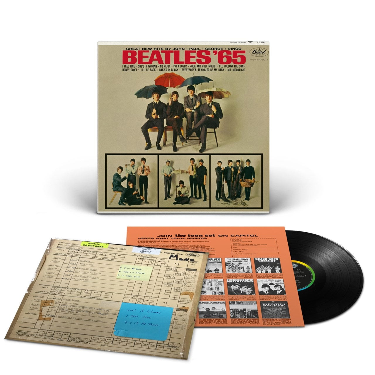 The Beatles - Beatles '65 (LP, Album, Mono, RE) (M / M)