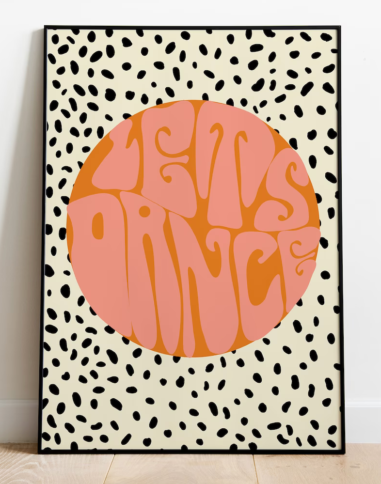 Bowie Let's Dance - Art Print