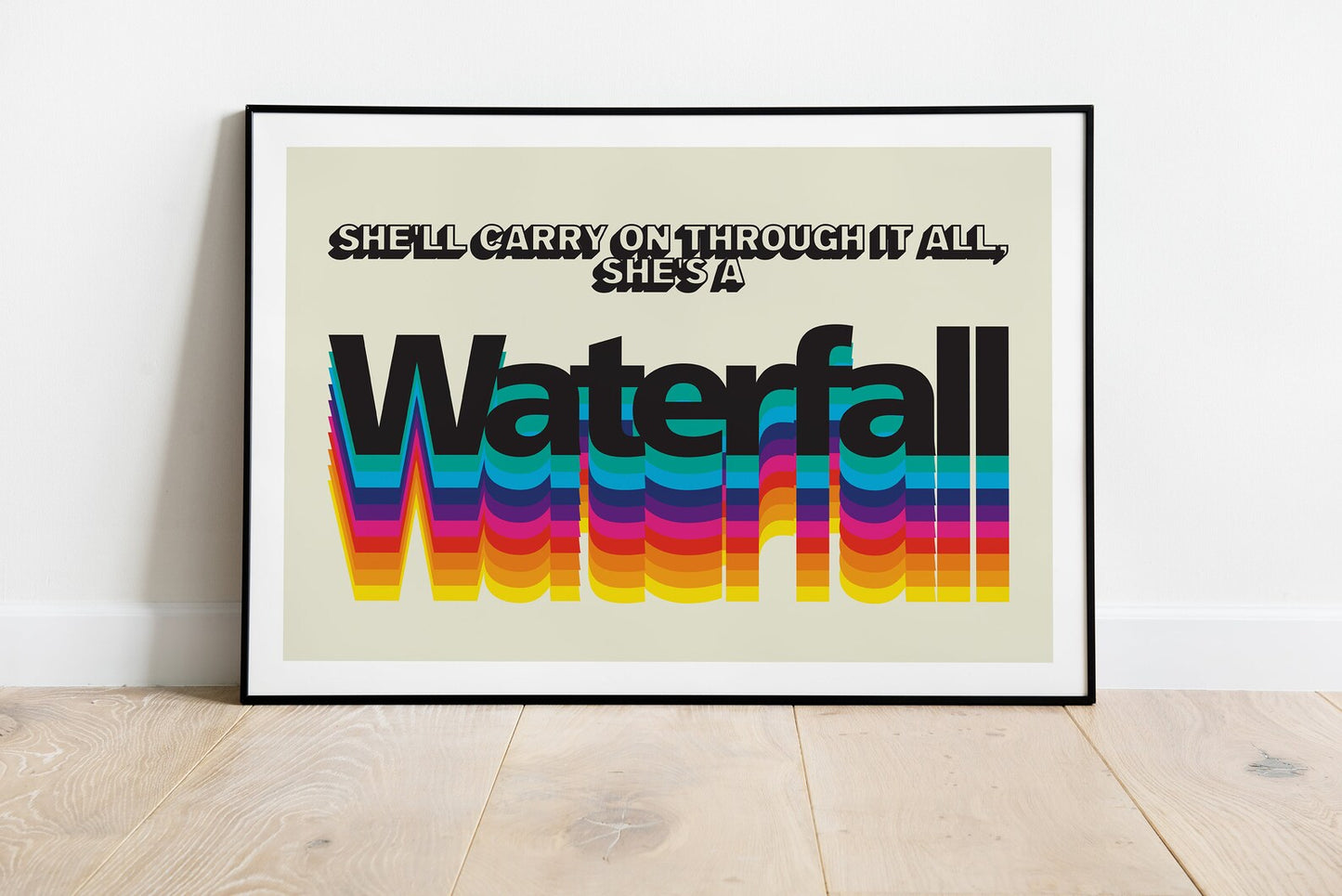 Stone Roses Waterfall - Art Print