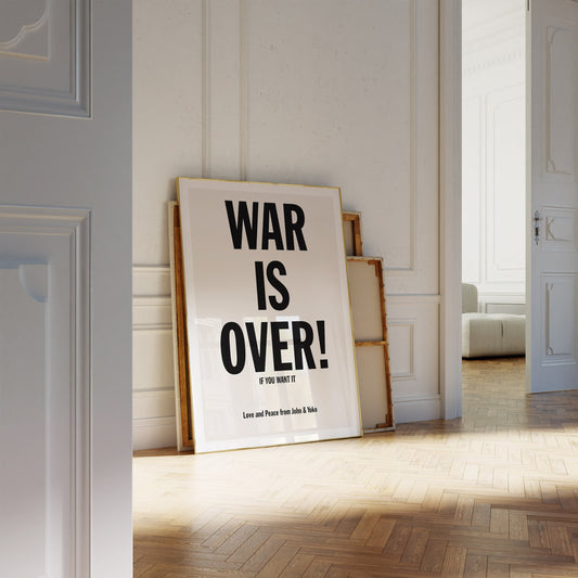 John & Yoko War Is Over -  Art Print