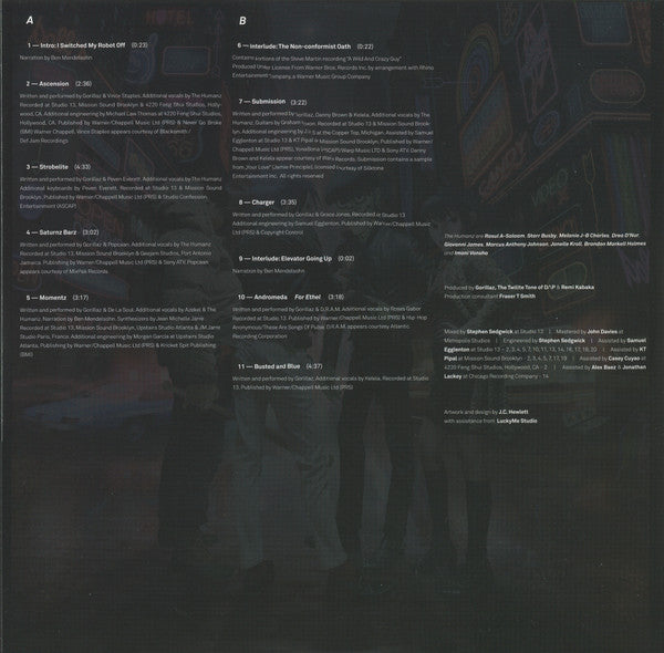 Gorillaz : Humanz (2xLP, Album, Gat)