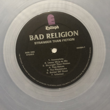 Bad Religion : Stranger Than Fiction (LP, Album, Ltd, RE, RM, Cle)