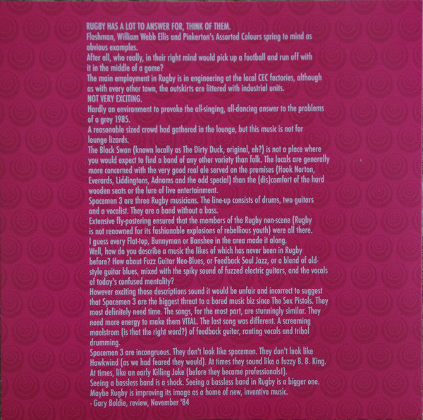 Spacemen 3 : For All The Fucked-Up Children Of This World We Give You Spacemen 3 (First Ever Recording Session, 1984) (LP, Album, RE, 180)