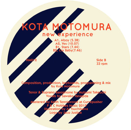 Kota Motomura : New Experience  (12", EP)