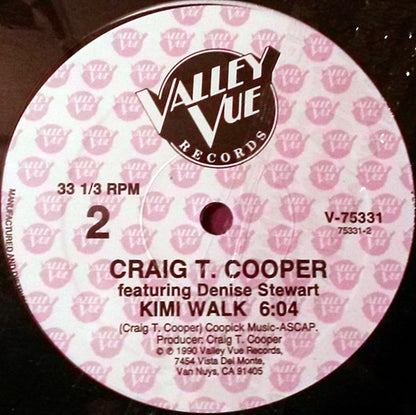 Craig T. Cooper : Quality Time (12")