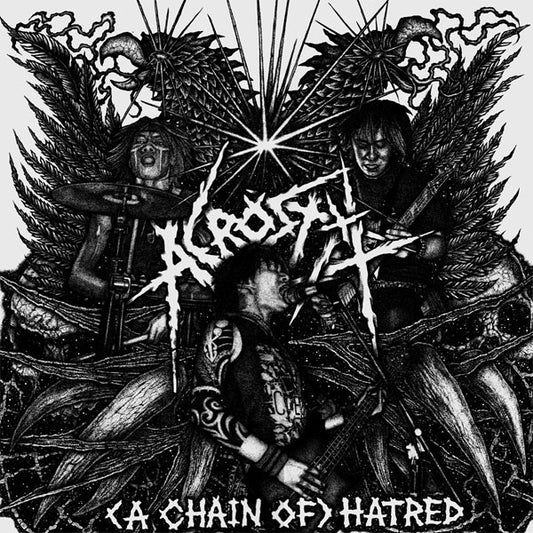 Acrostix : (A Chain Of) Hatred (12", MiniAlbum, Ltd)