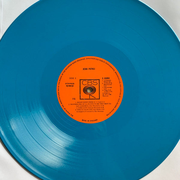 Asha Puthli : Asha Puthli (LP, Album, RSD, RE, Blu)