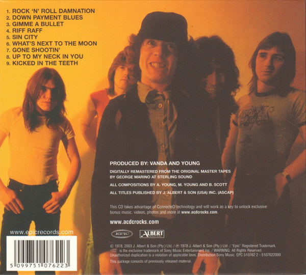 AC/DC : Powerage (CD, Album, Enh, RE, RM, Dig)