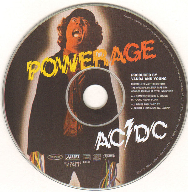 AC/DC : Powerage (CD, Album, Enh, RE, RM, Dig)