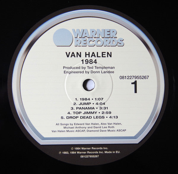 Van Halen : 1984 (LP, Album, RE, RM, RP, 30t)