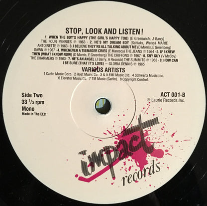 Various : Stop Look Listen (LP, Comp)