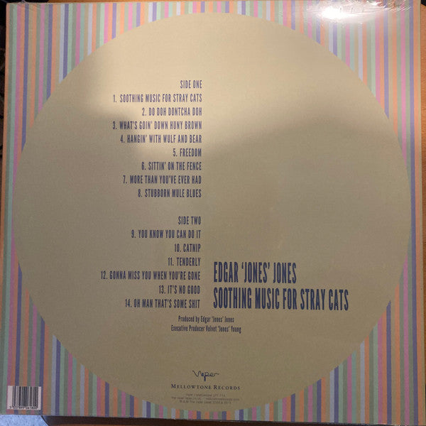 Edgar 'Jones' Jones* : Soothing Music For Stray Cats (LP, RE)