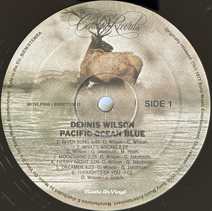Dennis Wilson (2) : Pacific Ocean Blue (LP, Album, RE, RM, RP, 180)