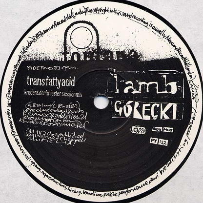 Lamb : Górecki (12", Single)