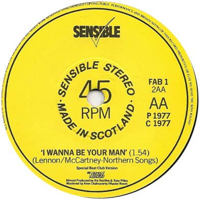 The Rezillos : I Can't Stand My Baby / I Wanna Be Your Man (7", Single, RE)