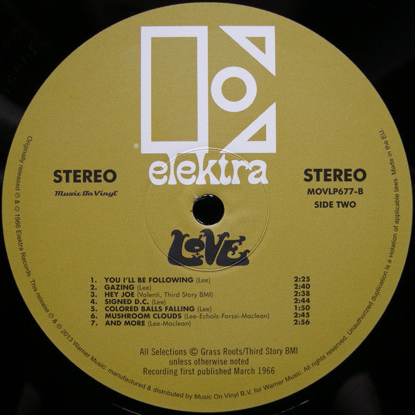 Love : Love (LP, Album, RE, 180)