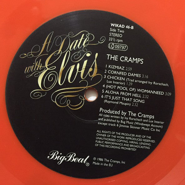 The Cramps : A Date With Elvis (LP, Album, RE, Sev)