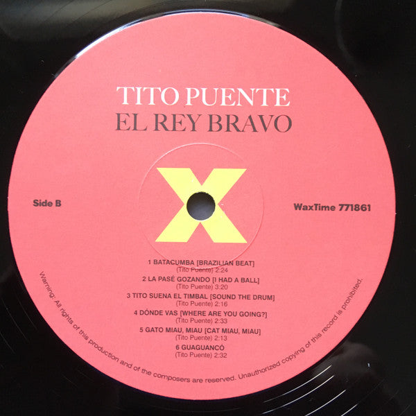 Tito Puente : El Rey Bravo (LP, RE, 180)
