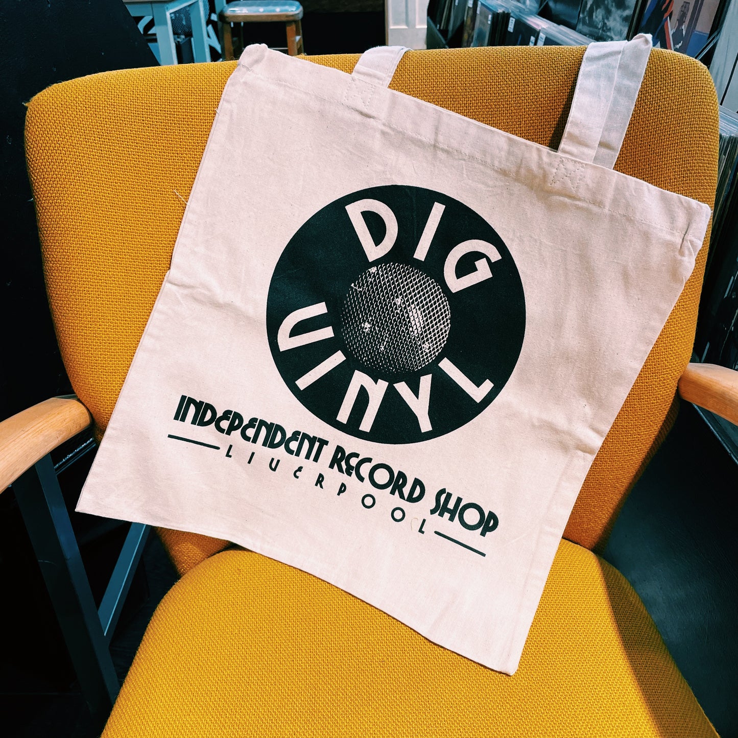 Dig Vinyl Logo Bag