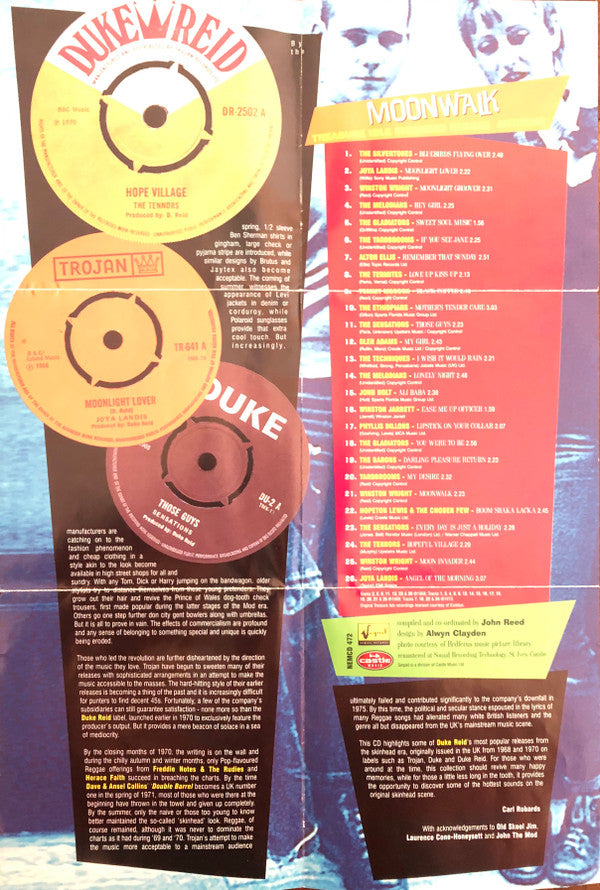 Various : Moonwalk - Treasure Isle Skinhead Reggae Anthems (CD, Album, Comp)