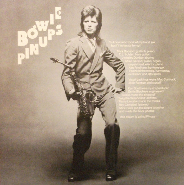 David Bowie : Pinups (LP, Album, RE, RM, 180)