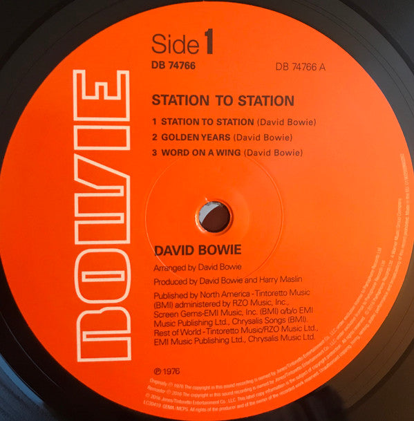 David Bowie : Station To Station (LP, Album, RE, RM, 180)