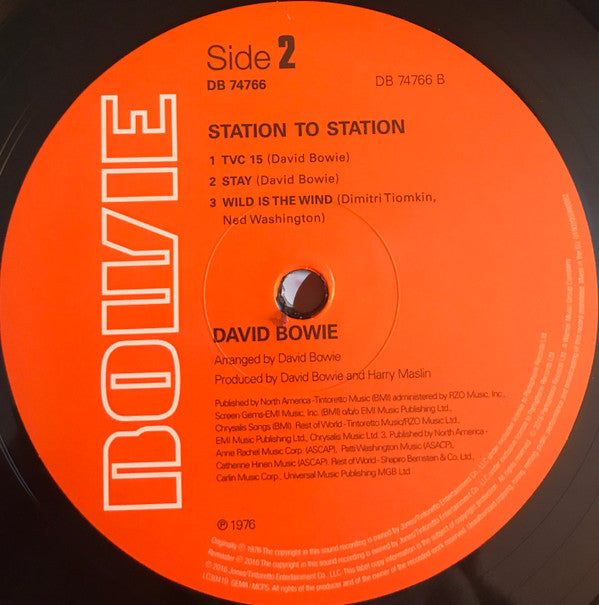 David Bowie : Station To Station (LP, Album, RE, RM, 180)