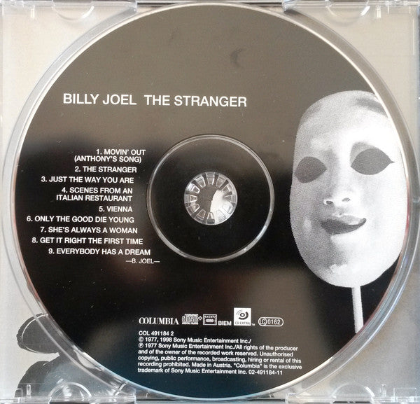 Billy Joel : The Stranger (CD, Album, Enh, RM)
