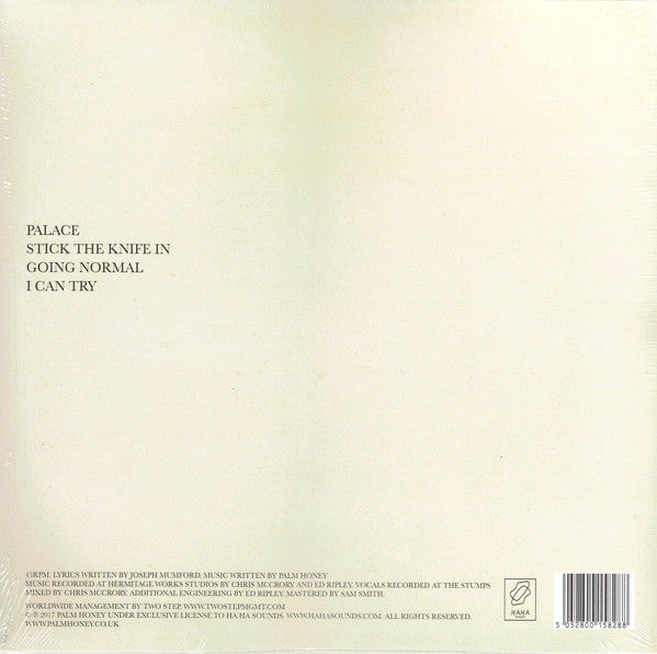 Palm Honey : Tucked Into The Electronic Wave (12", EP)