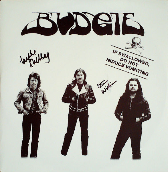 Budgie : If Swallowed, Do Not Induce Vomiting (12", EP, RE)