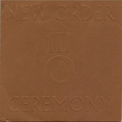 New Order : Ceremony (7", Single, Lyn)