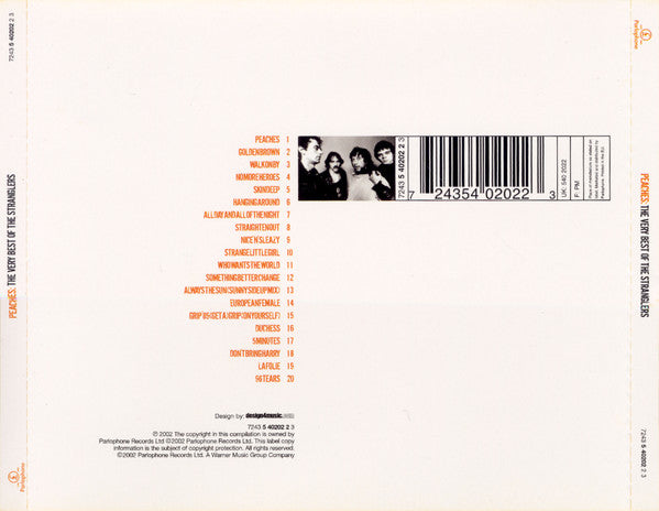 The Stranglers : Peaches: The Very Best Of The Stranglers (CD, Comp, RE, RP)