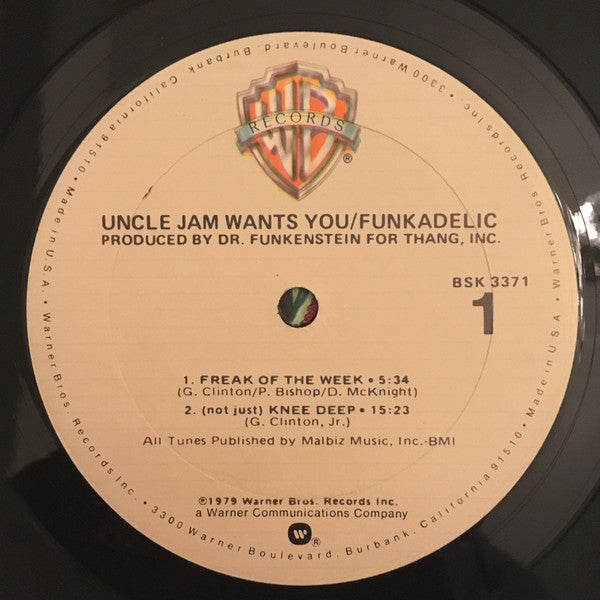 Funkadelic : Uncle Jam Wants You (LP, Album, Gol)