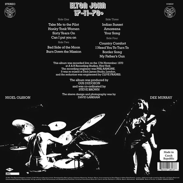 Elton John : 17-11-70+ (2xLP, Album, RSD, Ltd, RE, RM, 180)