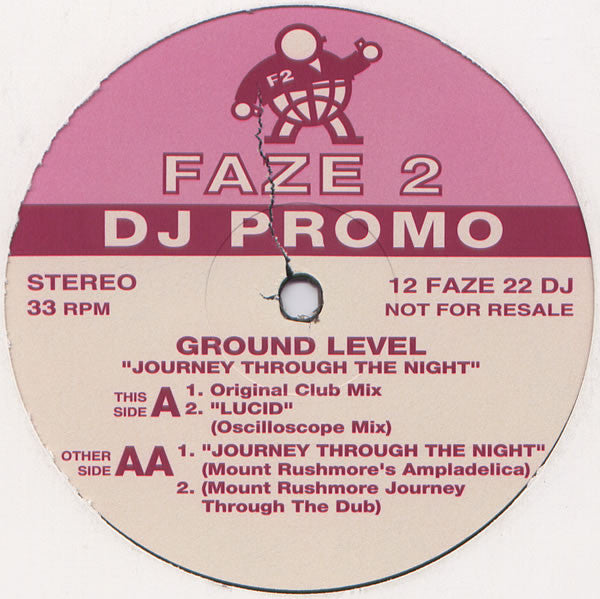 Ground Level : Journey Through The Night (12", Promo)