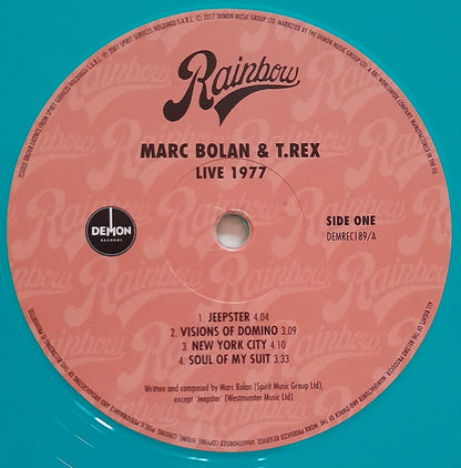 Marc Bolan & T. Rex : Live 1977 - 40th Anniversary Edition (2xLP, Album, RE, Gre)