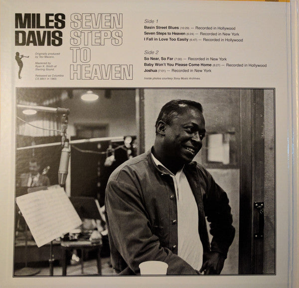 Miles Davis : Seven Steps To Heaven (LP, Album, RE, RM, Gat)