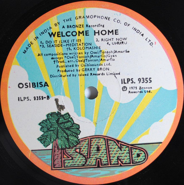 Osibisa : Welcome Home (LP, Album)