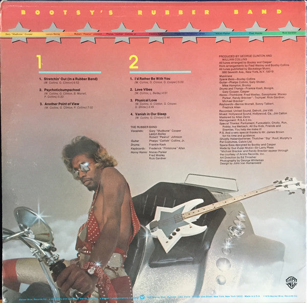 Bootsy's Rubber Band : Stretchin' Out In Bootsy's Rubber Band (LP, Album, Jac)