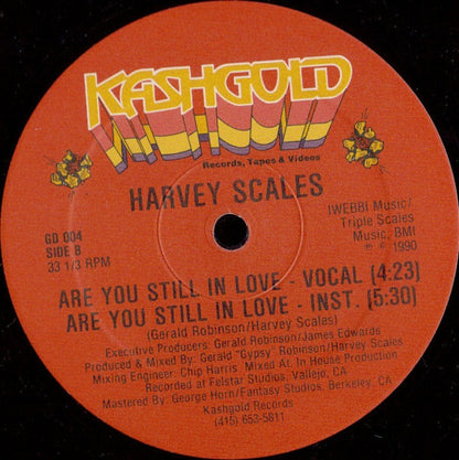 Harvey Scales : Are You Still In Love (12")