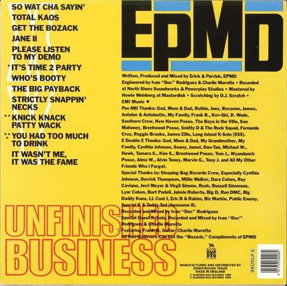 EPMD : Unfinished Business (LP, Album)