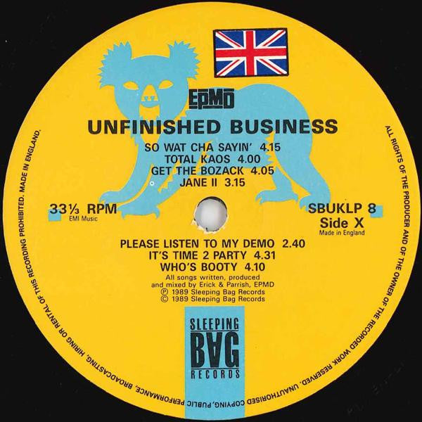 EPMD : Unfinished Business (LP, Album)