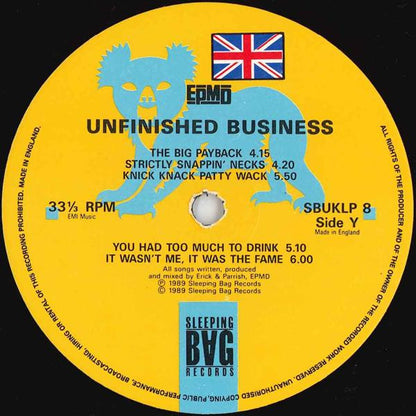 EPMD : Unfinished Business (LP, Album)