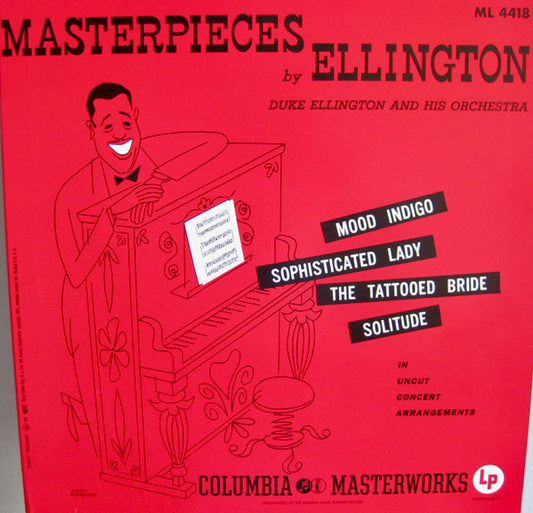 Duke Ellington And His Orchestra : Masterpieces By Ellington (2xLP, Album, Mono, RE, RM, 200)