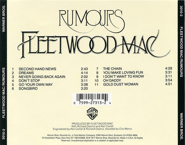 Fleetwood Mac : Rumours (CD, Album, RE)