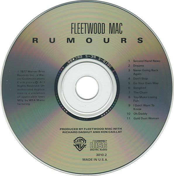 Fleetwood Mac : Rumours (CD, Album, RE)